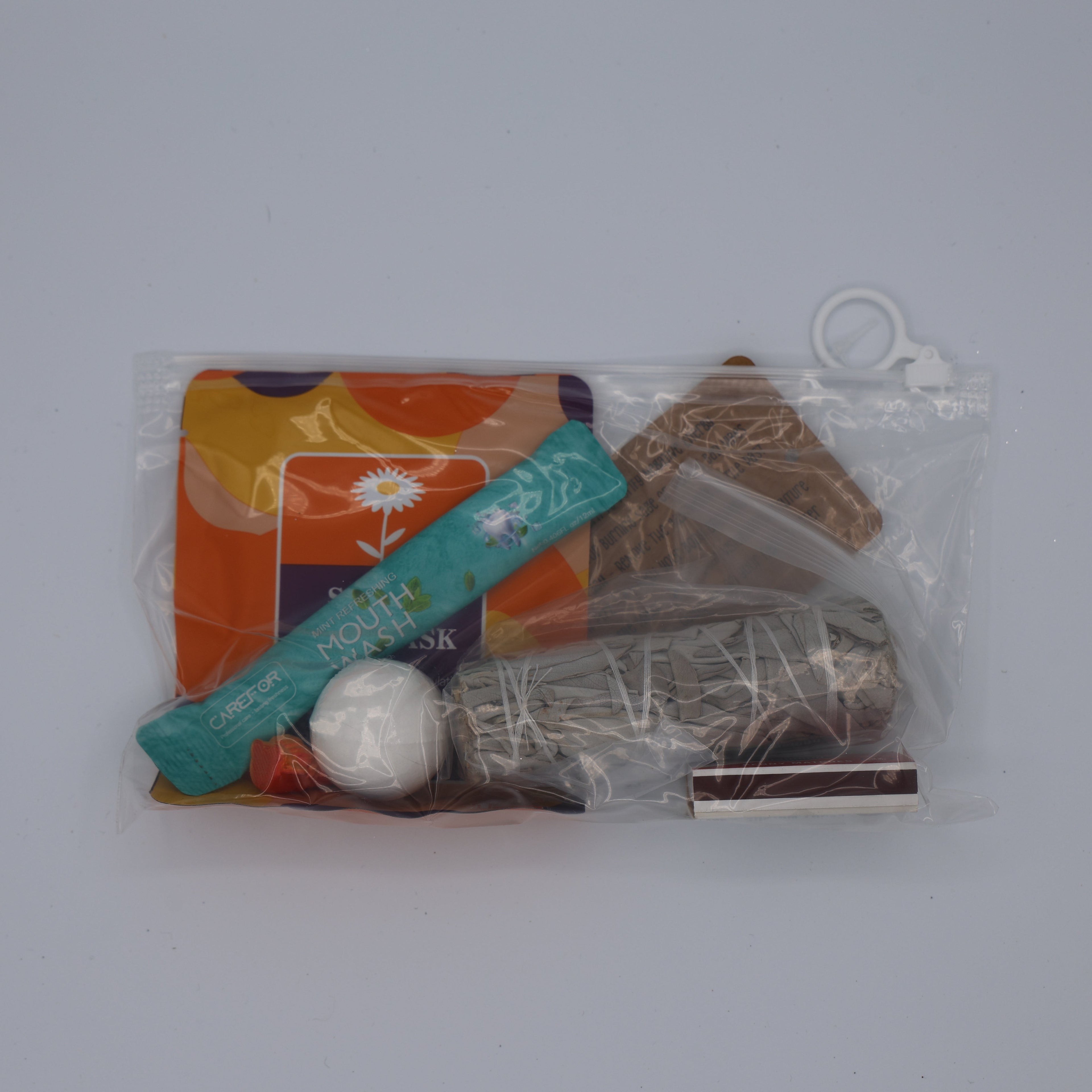 Packaged toy set with colorful elements